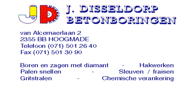 J. Disseldorp betonboringen